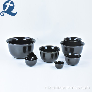 Персонализированные на заказ керамические наборы из черного супа